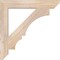 Ekena Millwork Balboa Slat Smooth Bracket, Douglas Fir, 3 1/2"W x 26"D x 26"H BKT04X26X26BOA06SDF - alternate 4